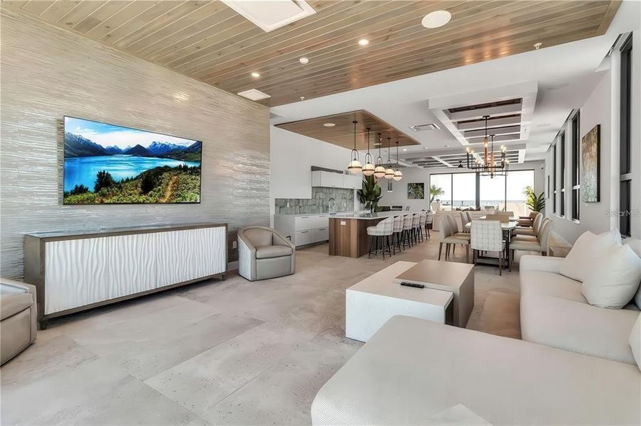 Furnished interior view inside a new home in , Sarasota (Image 35).