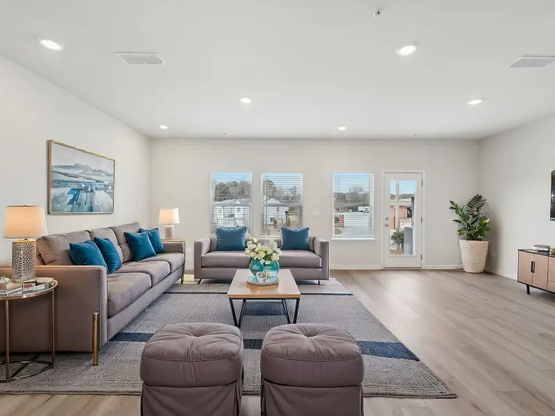 Furnished interior view inside a new home in Brooks Lake, Loganville (Image 3).