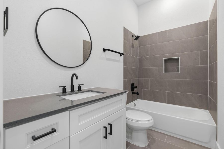 Furnished interior view inside a new home in , Houston (Image 10).