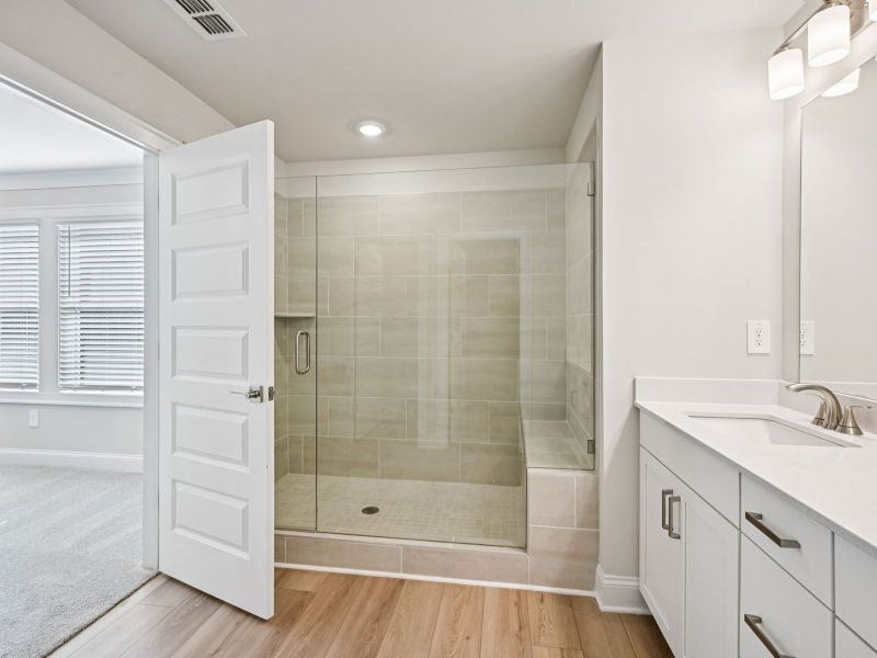 Furnished interior view inside a new home in Hemingway - Highland Series, Cumming (Image 8).