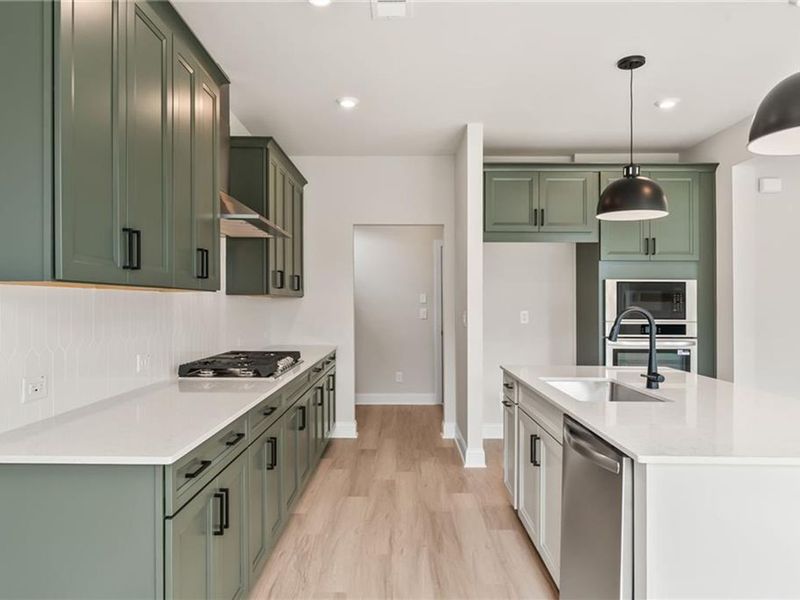 Furnished interior view inside a new home in The Village at Shallowford, Kennesaw (Image 3). Furnished interior view inside a new home in The Village at Shallowford, Kennesaw (Image 3).