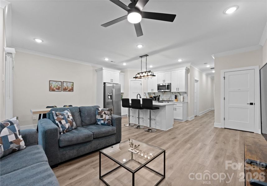 Furnished interior view inside a new home in , Charlotte (Image 14). Furnished interior view inside a new home in , Charlotte (Image 14).