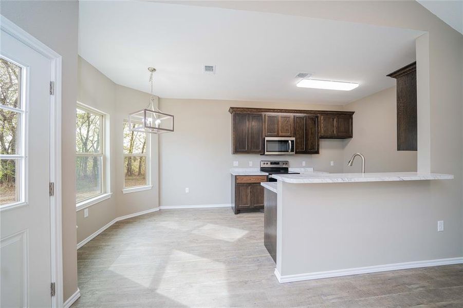 Furnished interior view inside a new home in , Mount Vernon (Image 8). Furnished interior view inside a new home in , Mount Vernon (Image 8).