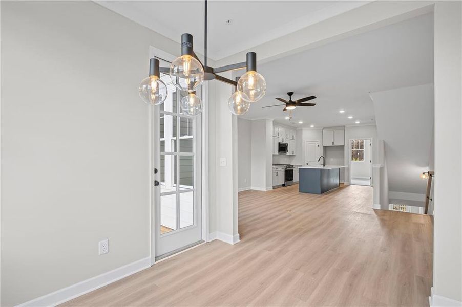 Spacious, unfurnished interior of a new home in , Canton (Image 18). Spacious, unfurnished interior of a new home in , Canton (Image 18).