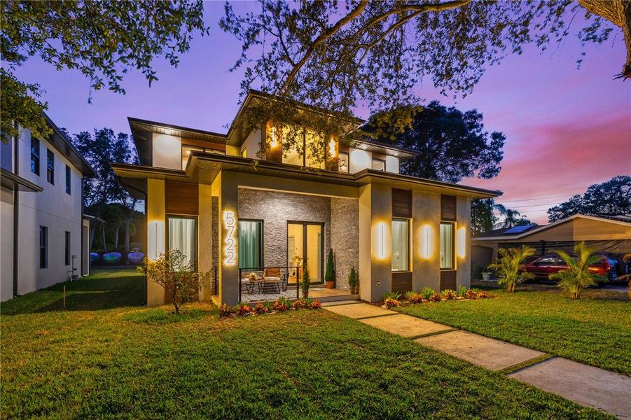 Exterior details and patio area of a home in , Gulfport (Image 25).