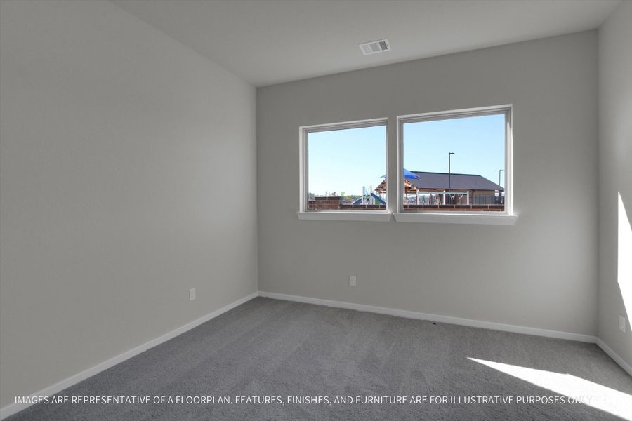Spacious, unfurnished interior of a new home in Sunterra 50s, Katy (Image 14).