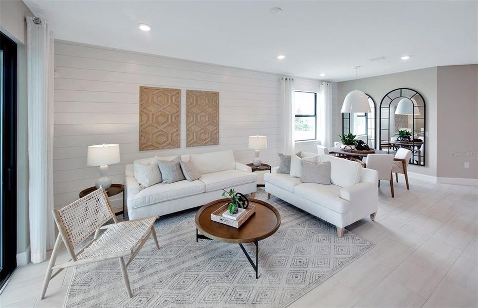 Furnished interior view inside a new home in Talon Preserve on Palmer Ranch, Nokomis (Image 15).