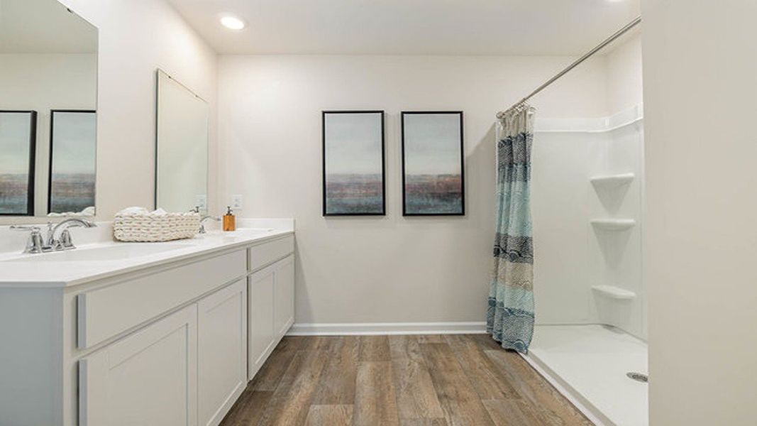 Furnished interior view inside a new home in Cottonwood Place, Tabor City (Image 11).