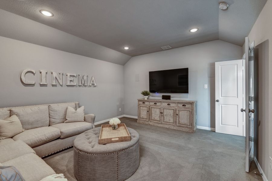 Plan 1686 Media Room Representative Image