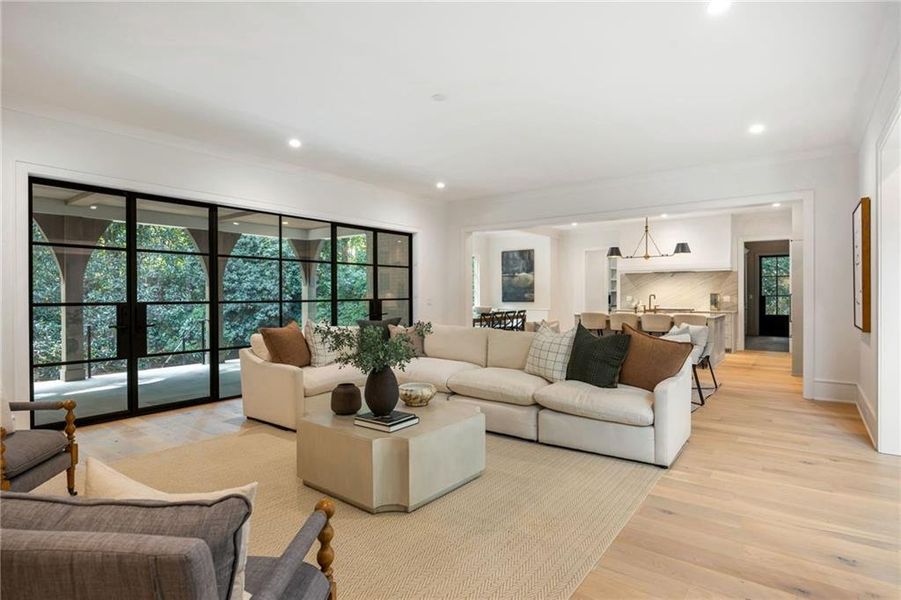 Furnished interior view inside a new home in , Atlanta (Image 32).