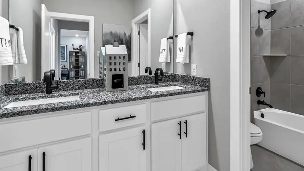 Furnished interior view inside a new home in Avalon at Cypress, Cypress (Image 34).