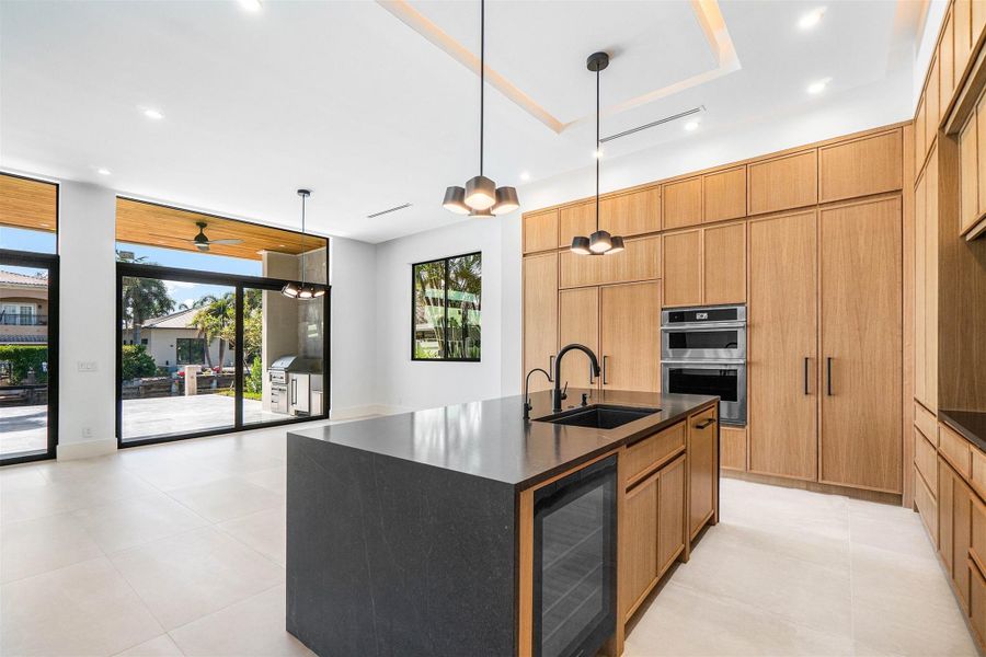 Furnished interior view inside a new home in , Pompano Beach (Image 8).