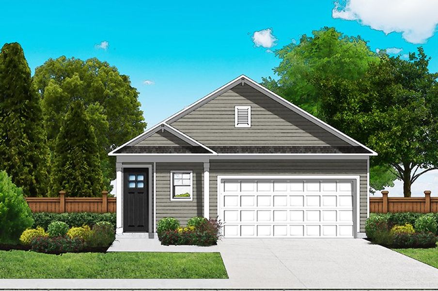 Elevation B - Opt. Door