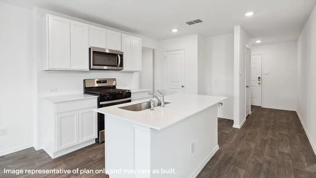 Furnished interior view inside a new home in Ladera, Luling (Image 4). Furnished interior view inside a new home in Ladera, Luling (Image 4).