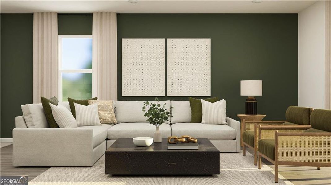 Furnished interior view inside a new home in Millers Pointe, Conyers (Image 14).