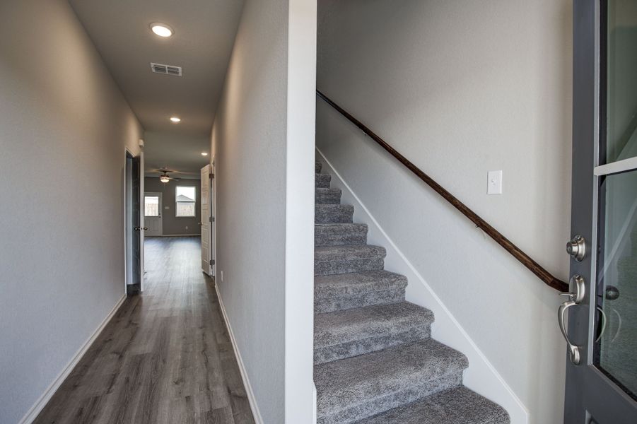 Representative unfurnished interior of a home built from the The Blanco A by Davidson Homes LLC in Applewhite Meadows, San Antonio (Image 20).