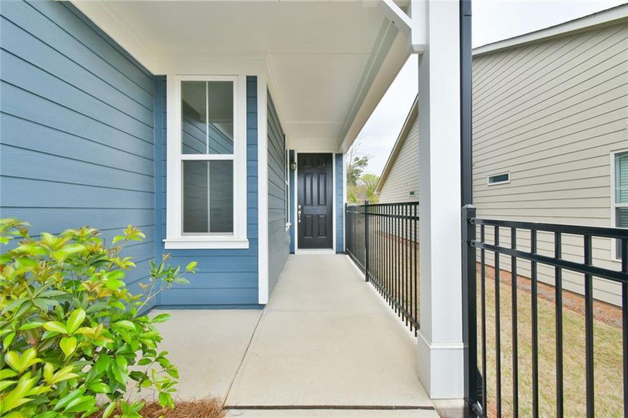 Exterior details and patio area of a home in , Hoschton (Image 3).