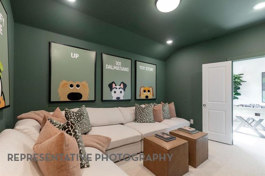Furnished interior view inside a new home in Tavolo Park, Fort Worth (Image 35).
