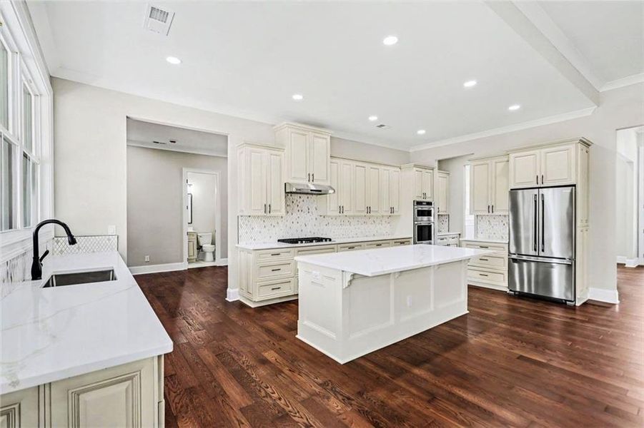 Furnished interior view inside a new home in , Atlanta (Image 9).
