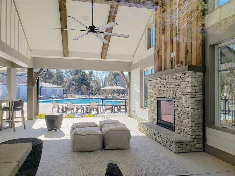 Furnished interior view inside a new home in Twin Lakes, Hoschton (Image 3).