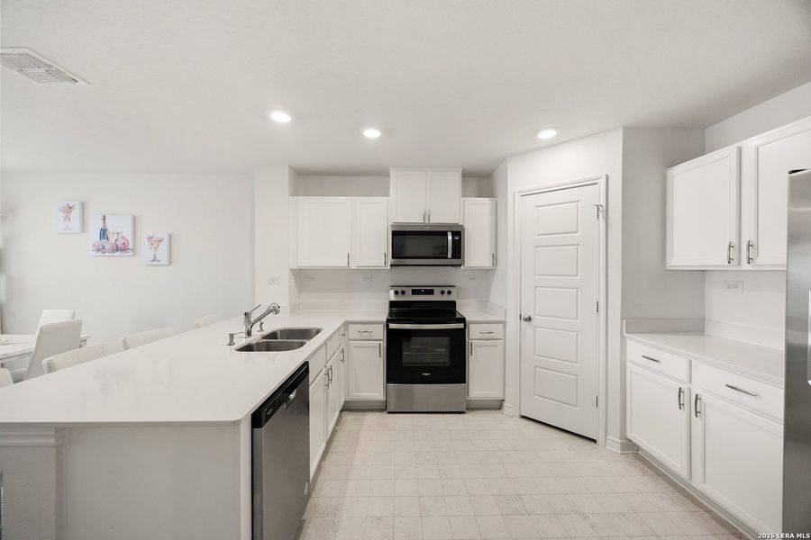 Furnished interior view inside a new home in , San Antonio (Image 35).