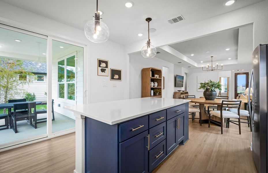 Representative furnished interior of a home built from the Compass by Del Webb in Sun City Texas, Georgetown (Image 9).