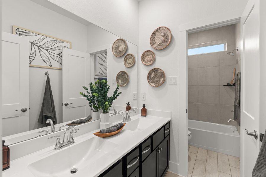 Furnished interior view inside a new home in Balmoral, Atascocita (Image 13).