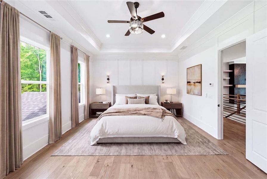 Furnished interior view inside a new home in , Lawrenceville (Image 18).