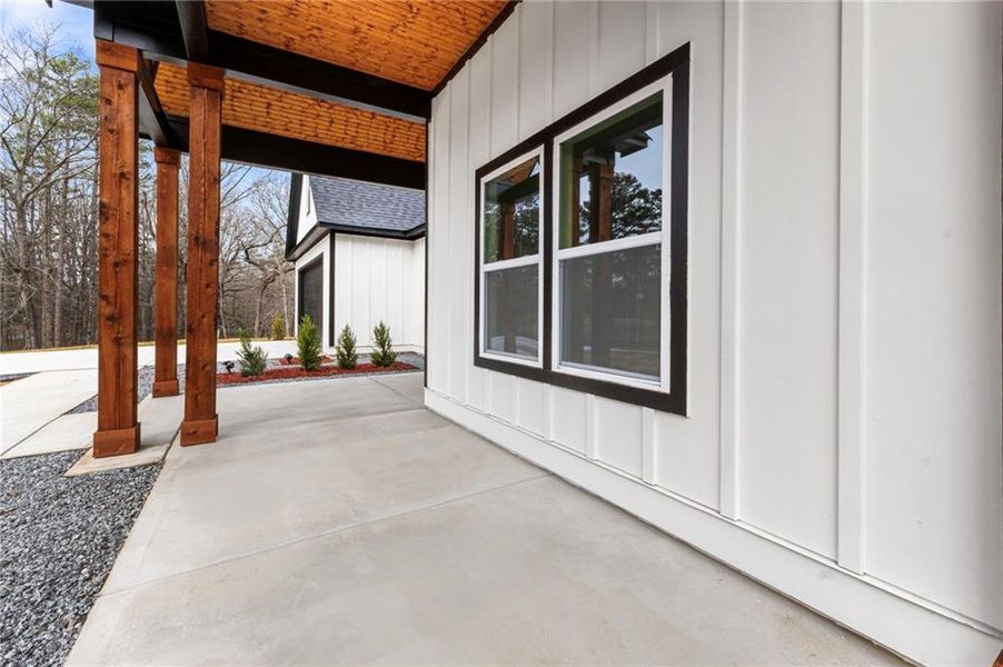 Exterior details and patio area of a home in , Cartersville (Image 4).