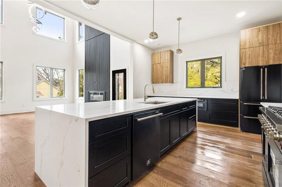 Furnished interior view inside a new home in , Atlanta (Image 11). Furnished interior view inside a new home in , Atlanta (Image 11).