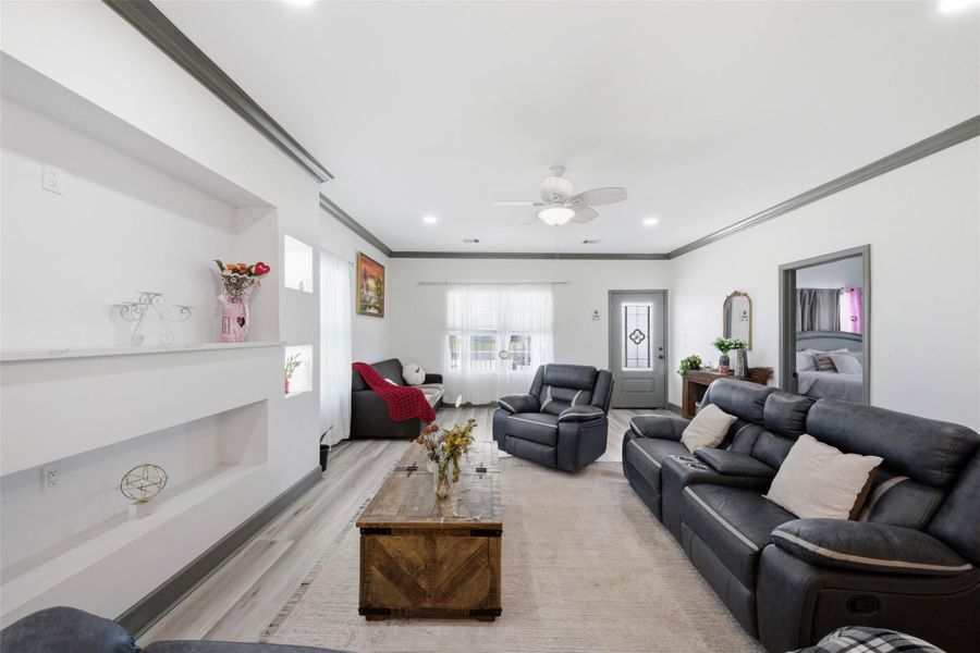 Furnished interior view inside a new home in , Cleveland (Image 9).