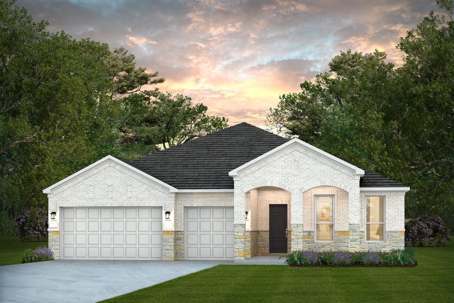 Representative exterior photo of a completed home built from the Renown by Del Webb in Sun City Texas, Georgetown, TX (Image 25). Representative exterior photo of a completed home built from the Renown by Del Webb in Sun City Texas, Georgetown, TX (Image 25).