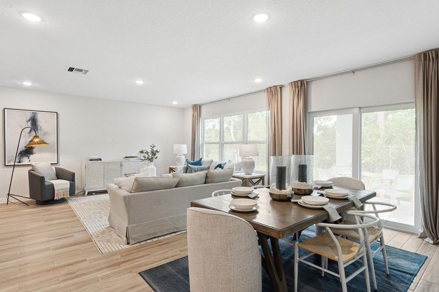 Furnished interior view inside a new home in , Port St. Lucie (Image 49).