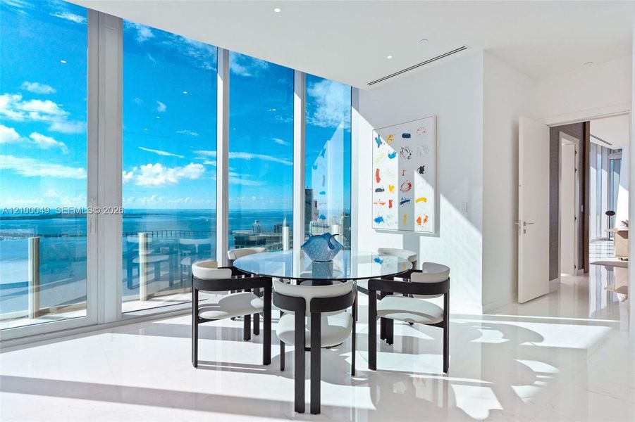 Furnished interior view inside a new home in , Miami (Image 7).