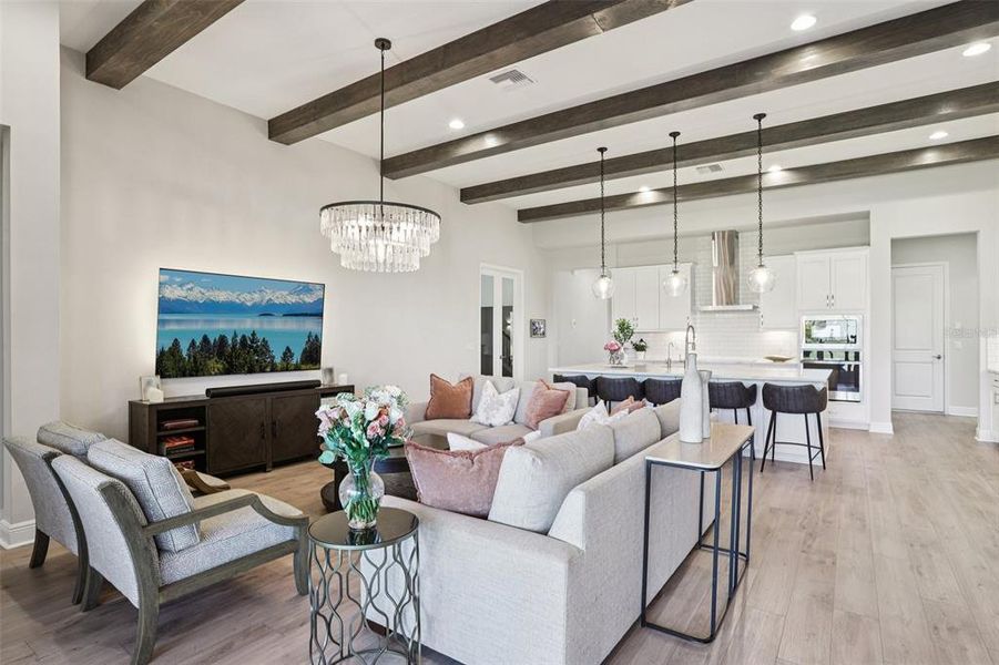 Furnished interior view inside a new home in , San Antonio (Image 13).