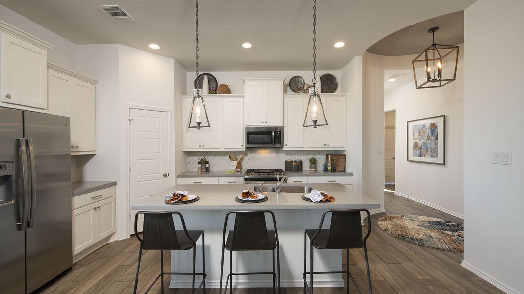 Furnished interior view inside a new home in Brookewater, Rosenberg (Image 32).