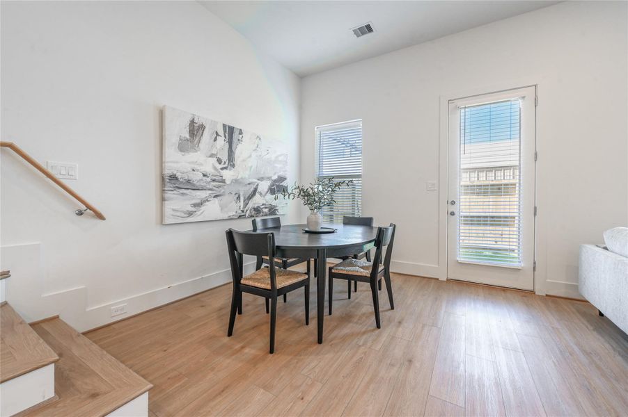 Furnished interior view inside a new home in , Houston (Image 13).