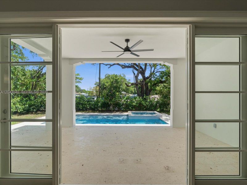 Exterior details and patio area of a home in , South Miami (Image 24).