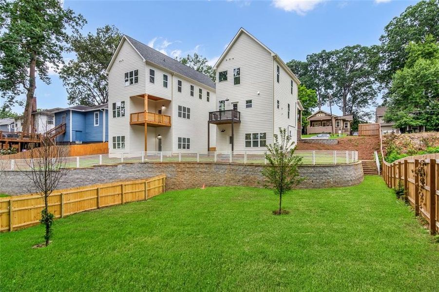 Front exterior of a new home in , Atlanta, GA, highlighting curb appeal (Image 21). Front exterior of a new home in , Atlanta, GA, highlighting curb appeal (Image 21).