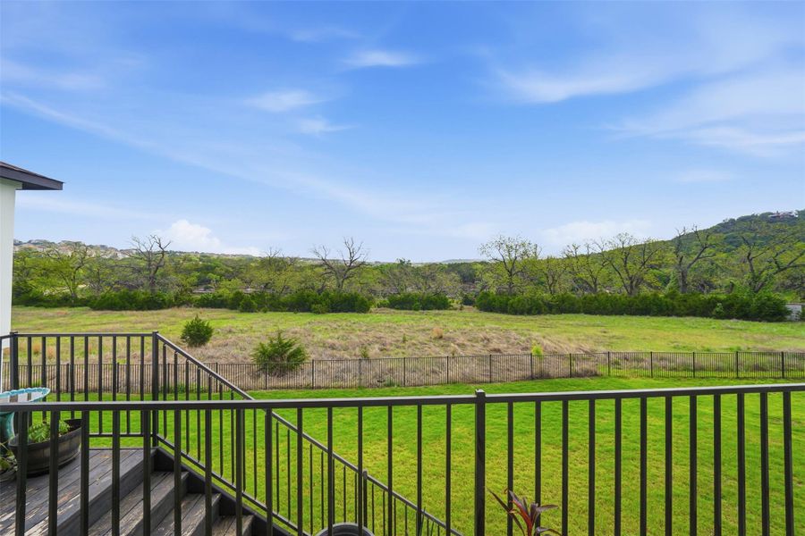 Exterior details and patio area of a home in Travisso, Leander (Image 27).