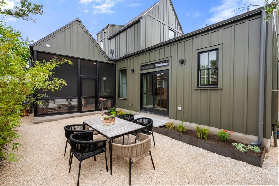 Exterior details and patio area of a home in , Austin (Image 23).