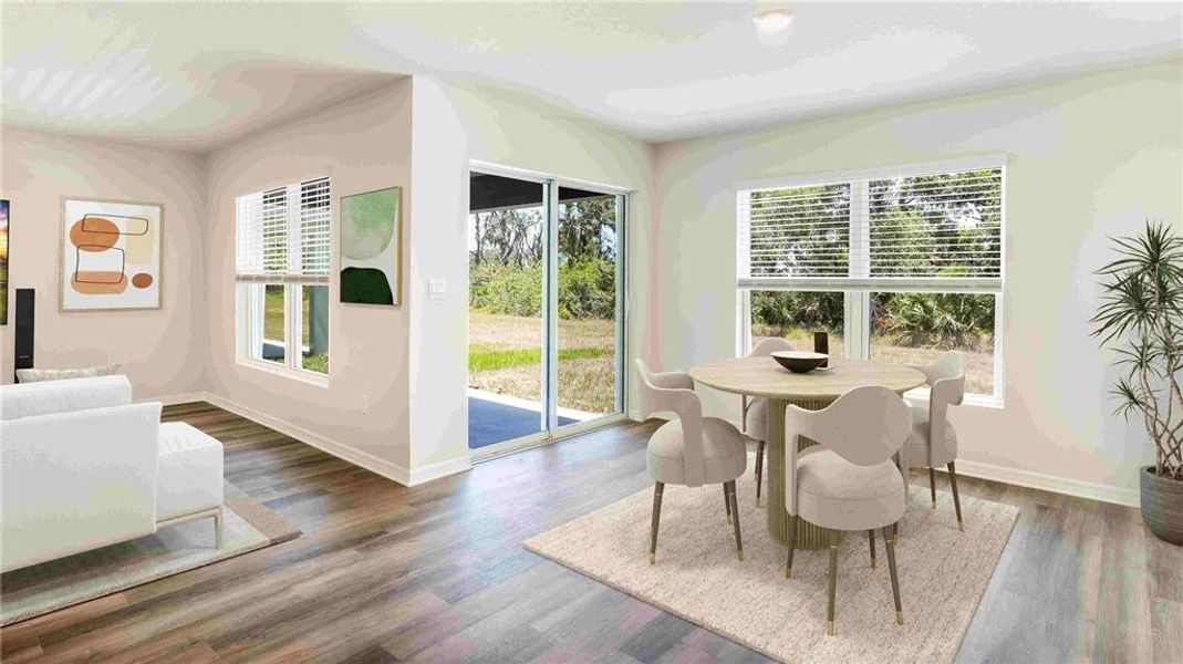 Furnished interior view inside a new home in Bella Lago, Parrish (Image 8).