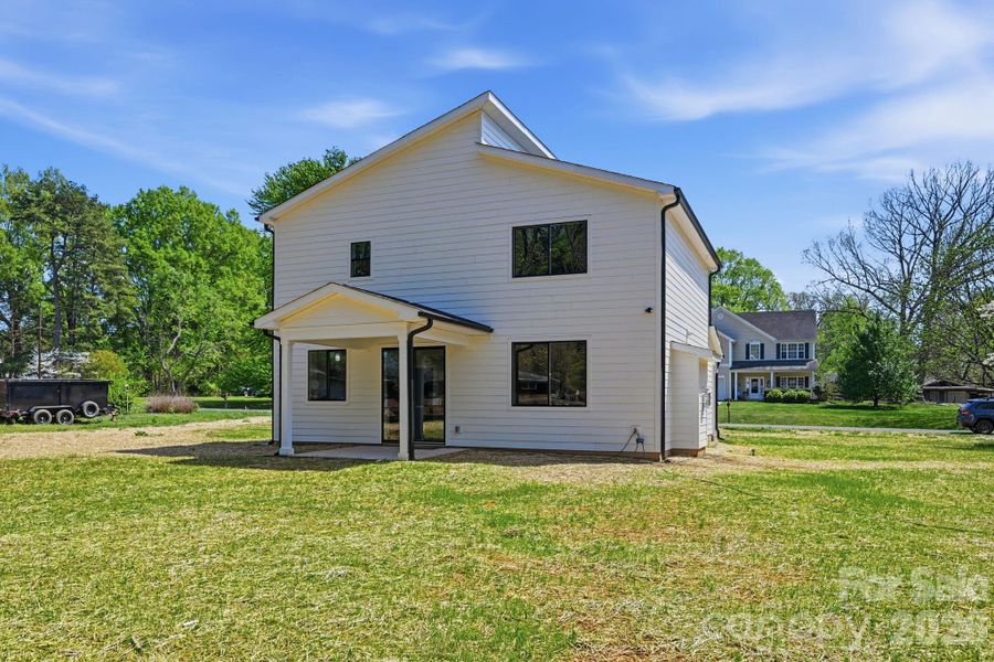 Exterior details and patio area of a home in , Huntersville (Image 26).