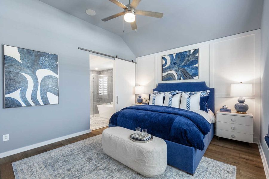 Representative Primary Bedroom - some options shown