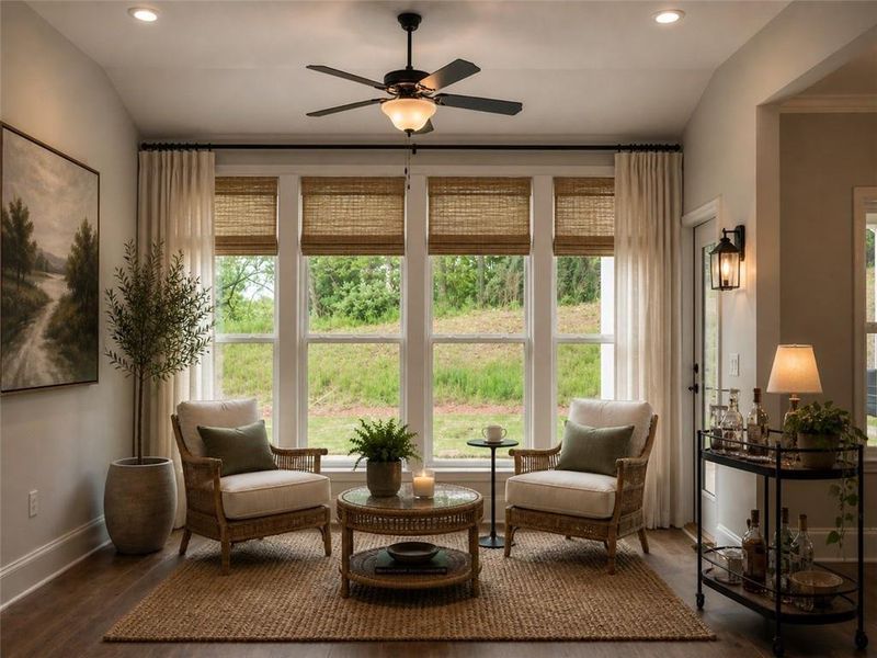 Furnished interior view inside a new home in , Gainesville (Image 15).