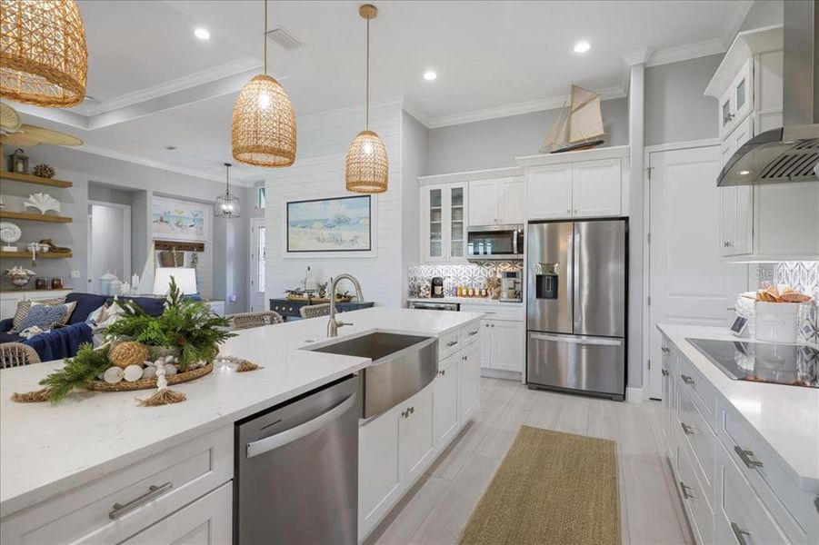 Furnished interior view inside a new home in , Rotonda West (Image 31).