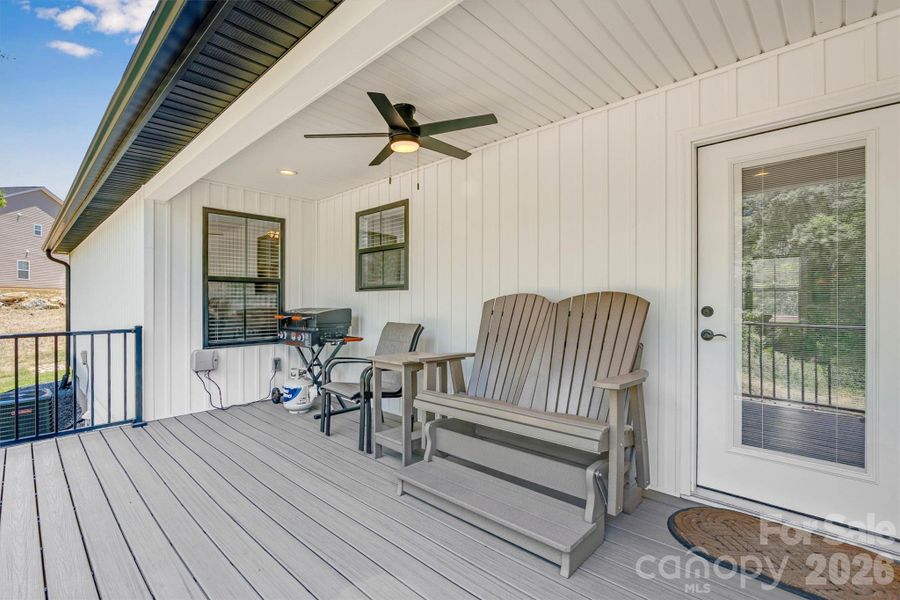 Exterior details and patio area of a home in , Lenoir (Image 26).