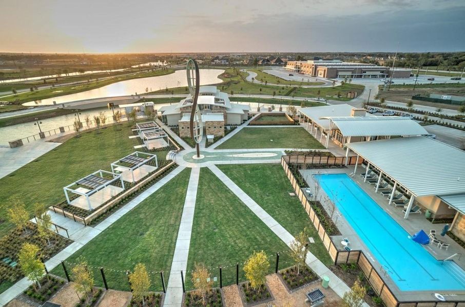 Community amenities in Meridiana, Iowa Colony (Image 30). Community amenities in Meridiana, Iowa Colony (Image 30).