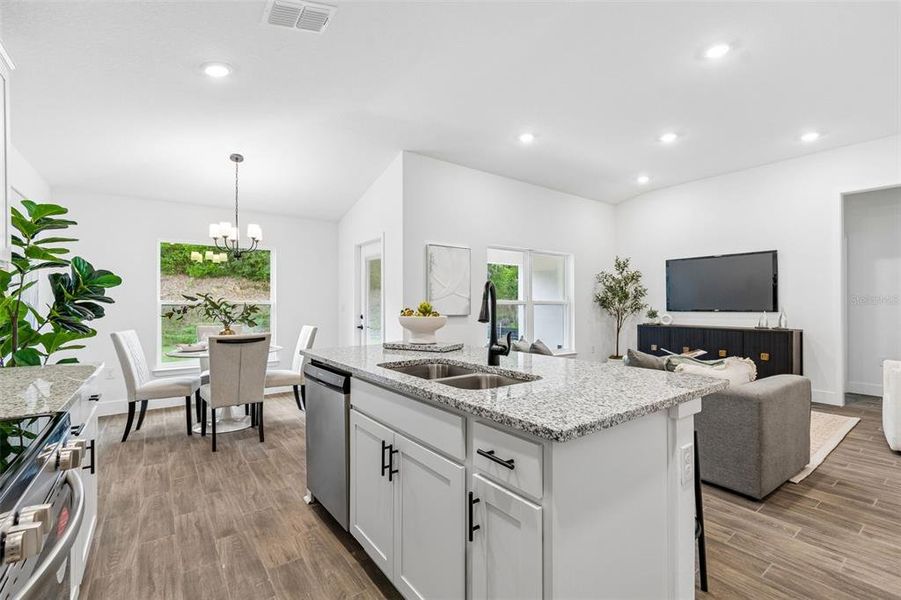 Furnished interior view inside a new home in Abbey Glen, Dade City (Image 17). Furnished interior view inside a new home in Abbey Glen, Dade City (Image 17).