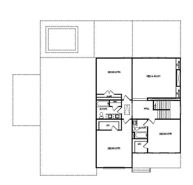 2D floor plan layout of this home in , Cumming, GA (Image 6).